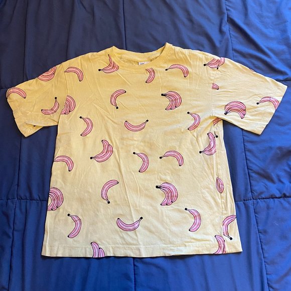 H&M Pink Banana Shirt - Picture 1 of 3